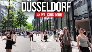 DÜSSELDORF, Germany 🇩🇪 This City Feels Expensive | 4K Walking Tour