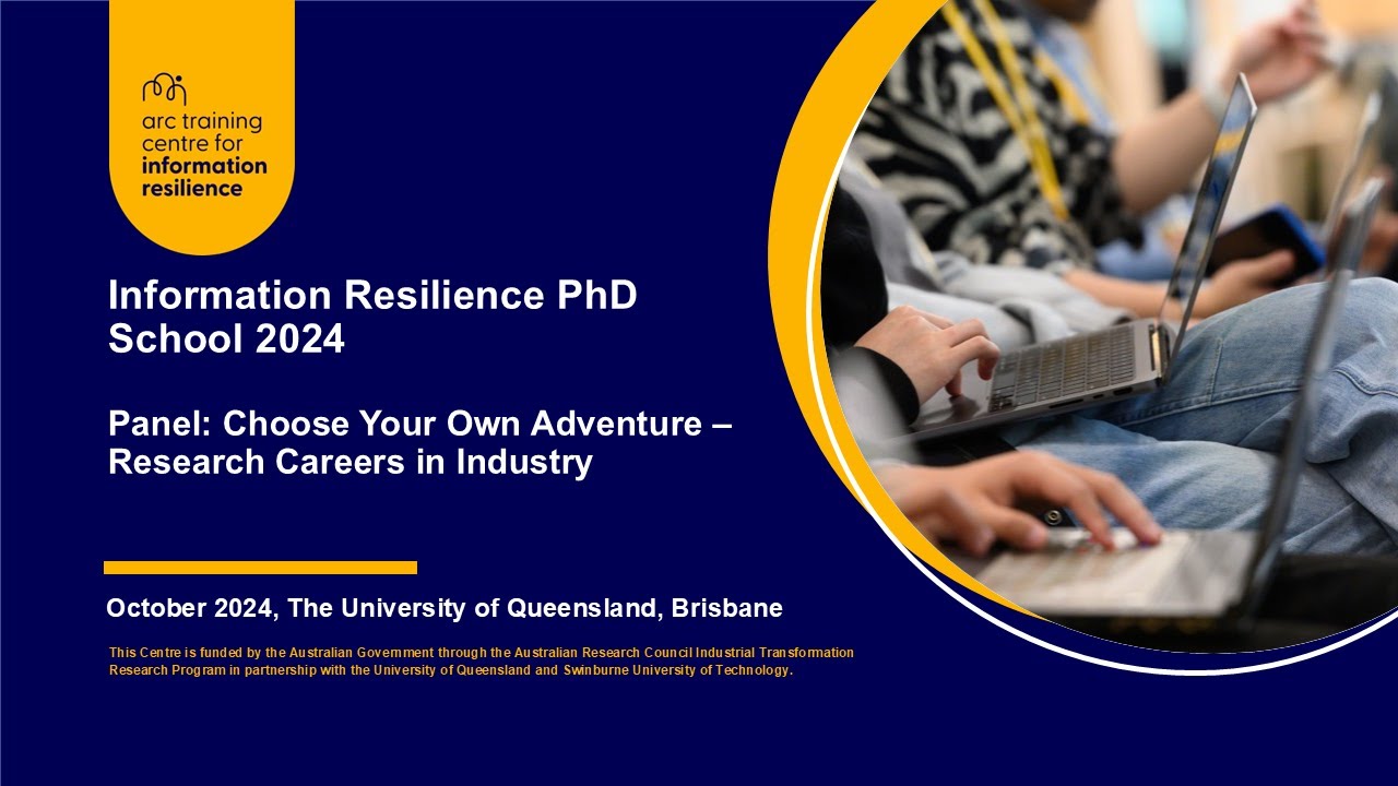 Panel: Choose Your Own Adventure - Research Careers in Industry