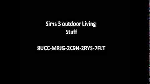 The Sims 3 Serial Codes