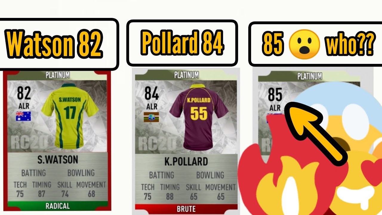 Top 3 Radical And Brute Platinum Batsman | Pickups Your Best Eleven | REAL CRICKET 20