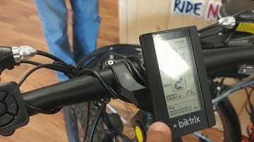 Setting top speed on Biktrix Monte 1000. Bafang C965 display.