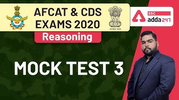Target AFCAT 2020 Mix Mock Test- 3 | Reasoning for AFCAT & CDS Exams 2020