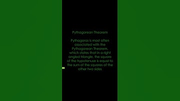 The ancient Greek mathematician Pythagoras is especially associated with which mathematical theorem