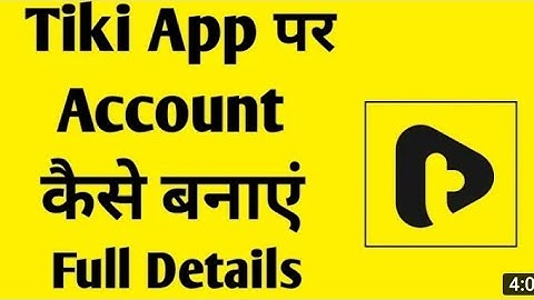 Tiki App Par Id Kaise Banaye !! How To Make Account In Tiki App ! How To Create Tiki Account