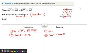 geo 6-4 proving quadrilateral a parallelogram #2