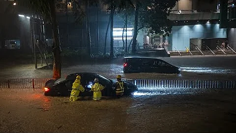 Hong Kong Swamped by Record Rain - DayDayNews