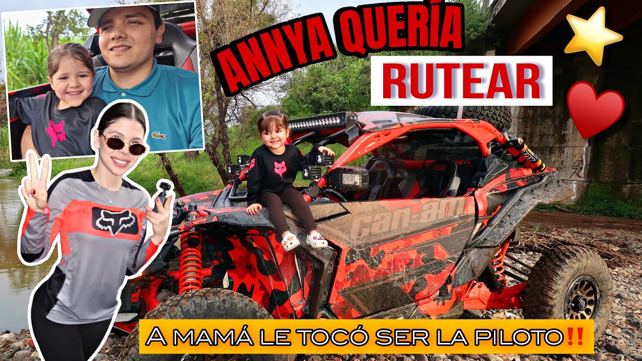 ANNYA DE RUTA CON MAMÁ Y PAPÁ, ME TOCÓ SER LA PILOTO | VLOG