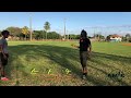 Change of direction DB drill