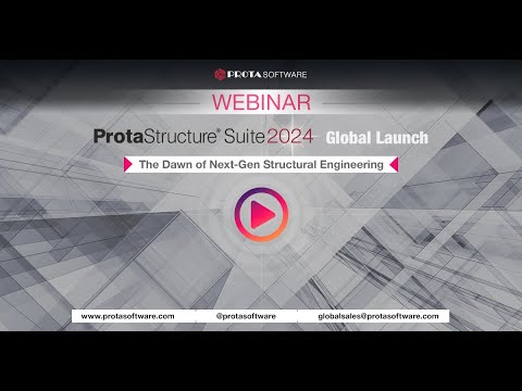 ProtaStructure Suite 2024 Global Launch Webinar