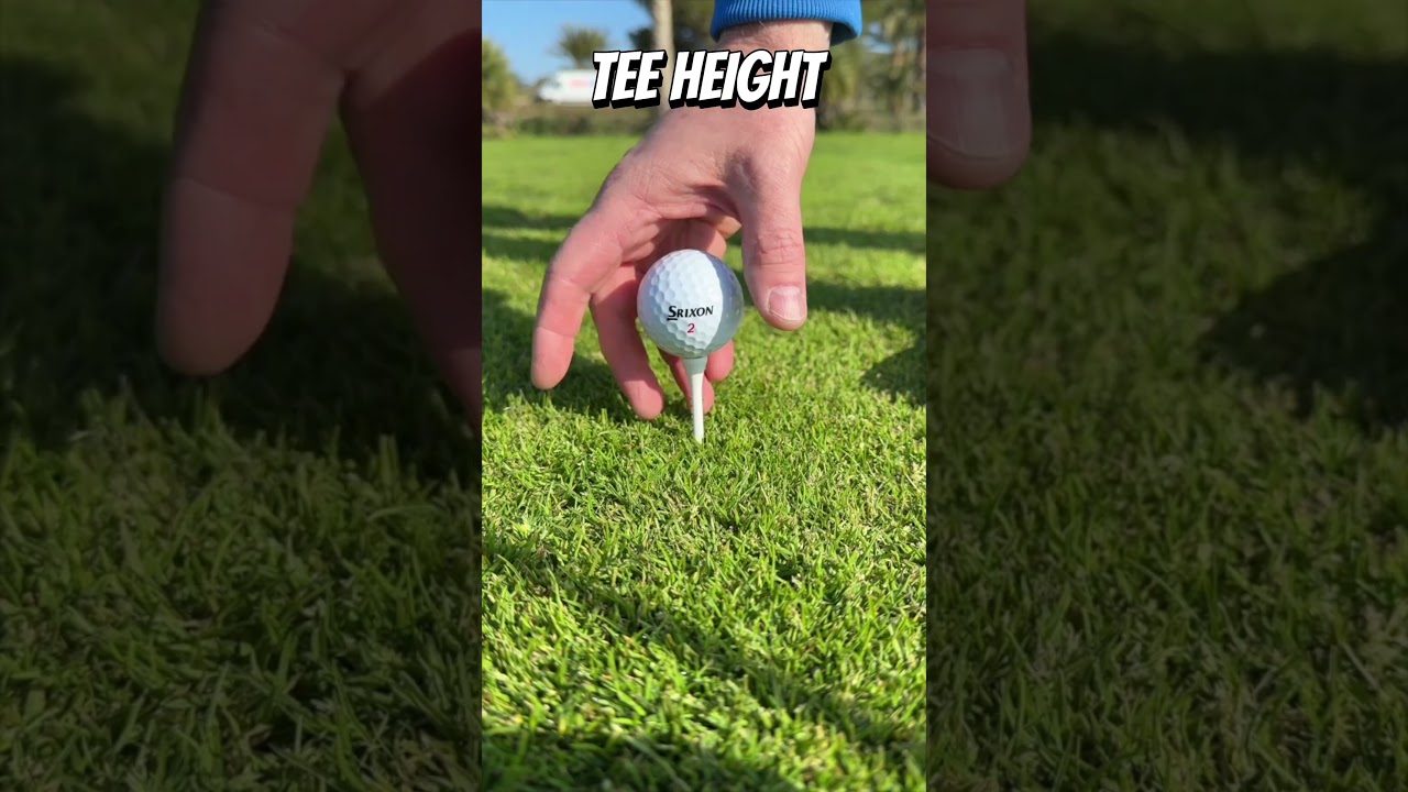 Golf Basics: How High To Tee the Ball Up with Different Clubs