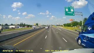 What can be said about this idiot Charger Logistics driver?