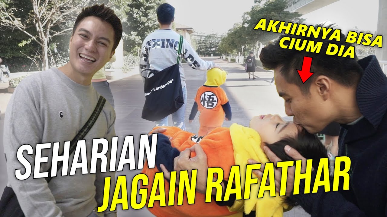 LAGI MESRA-MESRANYA SAMA RAFATHAR ..GARA2 ES KRIM JATUH, JADI NGAMUK LAGI !!