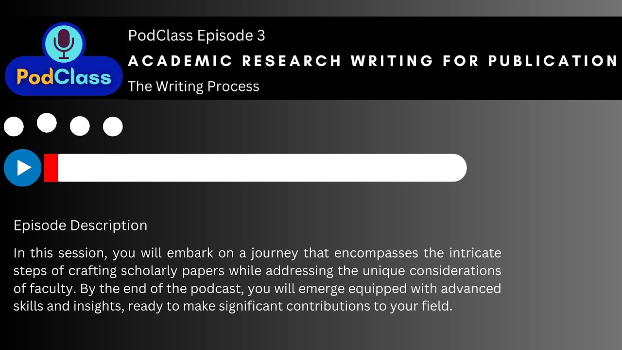 Academic Research: The Writing Process