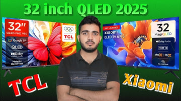 TCL V5C 32 inch QLED TV 2025 vs Xiaomi A Pro 32 inch QLED TV 2025 | New 32" Smart Tv 2025 { HINDI }