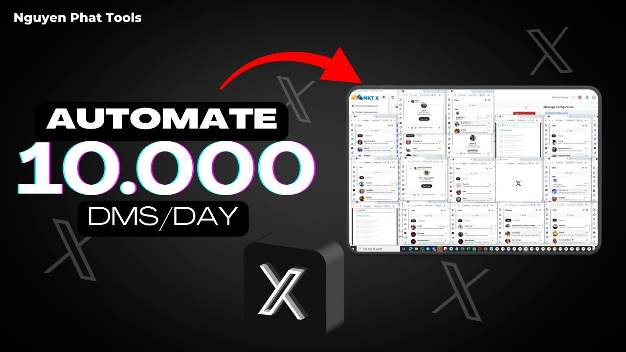 How do I Send 10.000+ Cold DMs Per Day on X (Twitter) - YouTube