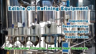 20TPD Complete Edible Oil Refining Equipment | Full Processing Line Tour | Turnkey Refinery Plant