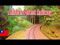 Alishan forest railway train  drivers eye view