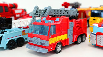 Hello Carbot Fire Truck Robot Toys - Carbot Toys Robot Tranformation - Video for kids