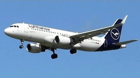 Lufthansa Airbus A320 landing #planes #fly #planespotting #airplanes #lufthansa #airport