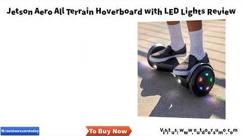 Jetson Aero All Terrain Hoverboard scooter with LED Lights Review and Buying Guide by Outdoorsumo