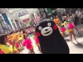 くまモンのあたふたパレード? 2015.9.12 ラグビー・ハンドボール ファミリーパレード