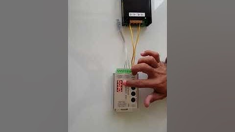 How to set and Connection LED Controller HC-008