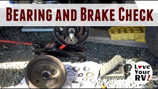 Checking my Keystone Trailer Brakes and Wheel Bearings