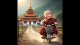 baby monk so cute # cute baby monk by jyoti badiger 554 views 1 month ago 2 minutes, 26 seconds