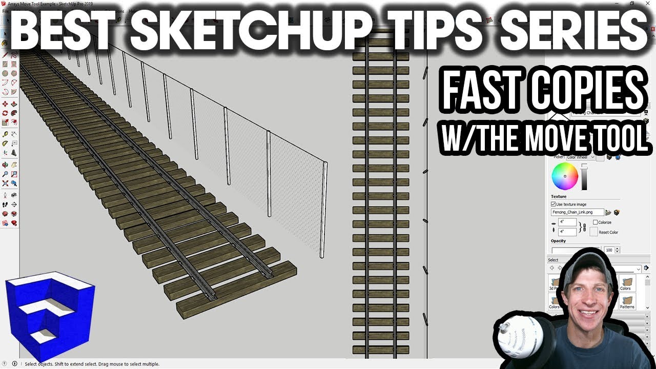 sketchup tutorials interior design ( kitchen ) download BEST SketchUp Tips Series - Fast Copies with the Move Tool