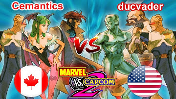 Marvel vs Capcom 2: New Age of Heroes - Cemantics vs ducvader