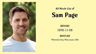 Sam Page Movies List Sam Page Filmography Of Sam Page