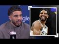 Jayson Tatum Speaks After His NBA Postseason Return In Game 1 vs Sixers | April 19, 2026
