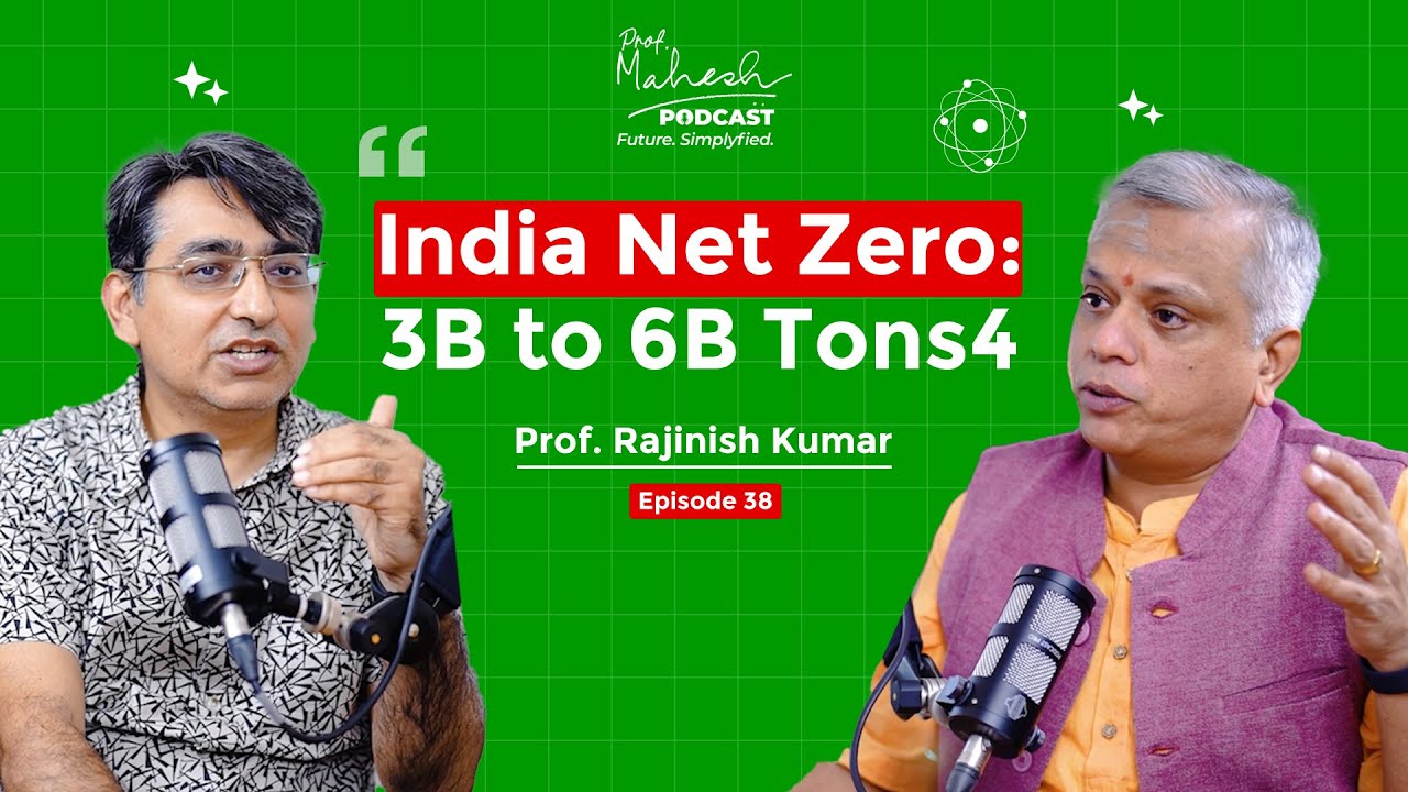 India's Net Zero 2070 Challenge | 3B Tons CO2 & 5-8% Growth