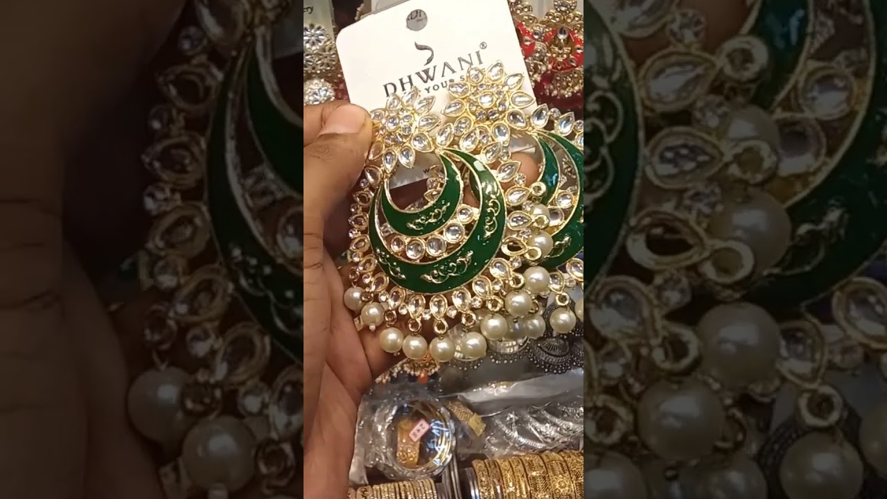 Green earrings collection/multani jewellery