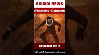 Skibidi Toilet Got DELETED 😭