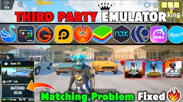 🔧How To Fix Third-Party-Emulator Matchmaking Problem in Pubg Mobile I MEMU,NOX,PHOENIX-OS,LD-PLAYER✅