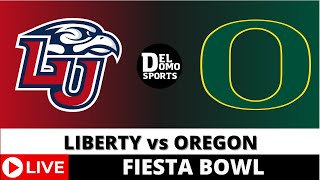 LIBERTY VS OREGON LIVE - NCAAF Fiesta Bowl Game Score JAN 01, 2024
