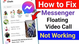 How to Fix Messenger Floating Video Call Not Working On Android।Messenger Video Call Minimize Issue screenshot 1