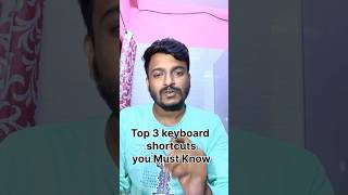 Top 3 shortcut keys of Keyboard // Master Three windows shortcut // Computer tips & Tricks #computer