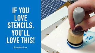Stencils for Sun, Snow, or Raining Cats &amp; Dogs! | Scrapbook.com Exclusive