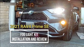 LED Fog Lights for 2019 2020 2021 Toyota RAV4 and Prime SE  Installation and Review