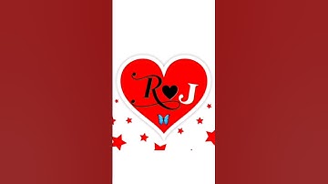 ❤️(R+++++J)  💗 (RRR+JJJ)❤️ Love you my love #shortsfeed #latter #love #name