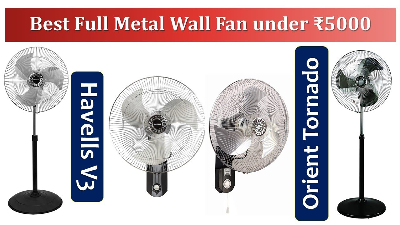 🔥Metal Pedestal Fan under 5000 Metal Wall Fan under 5000 Havells V3 Fan