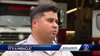Its A Miracle Omaha Firefighters Describe Unusual Sewer Rescue