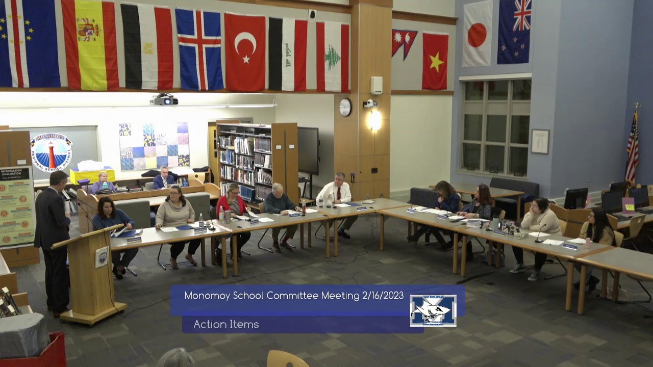 Monomoy Regional School District Committee Meeting 2 16 2023 YouTube