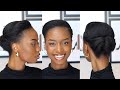 Simple Classy & Elegant  UPDO Hairstyle for 4c Natural Hair. | No GEL No Flat twist