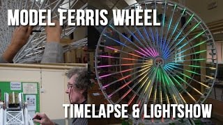 Miniature Ferris Wheel Ride by S&B Models with 3640 RGB Lights!