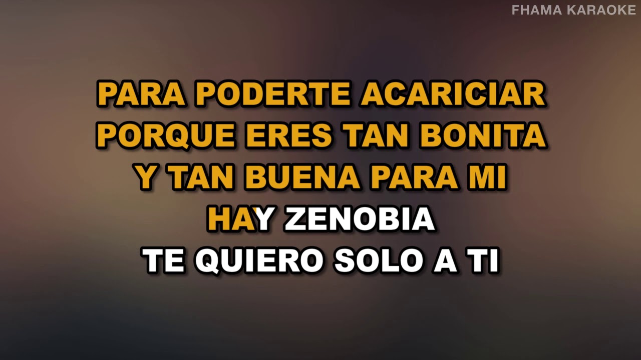 Los Embajadores Criollos - Zenobia | FHAMA KARAOKE