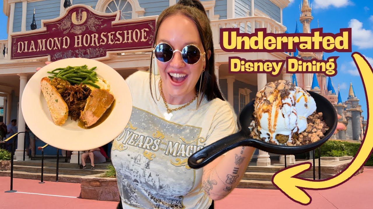 Magic Kingdom's MOST Underrated Dining?! Diamond Horseshoe At Disney World!