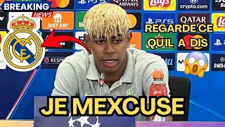 🚨UNBELIEVABLE! LAMINE YAMAL FINALLY APOLOGIZES TO REAL MADRID! HIS WORDS SHOCK EVERYONE!